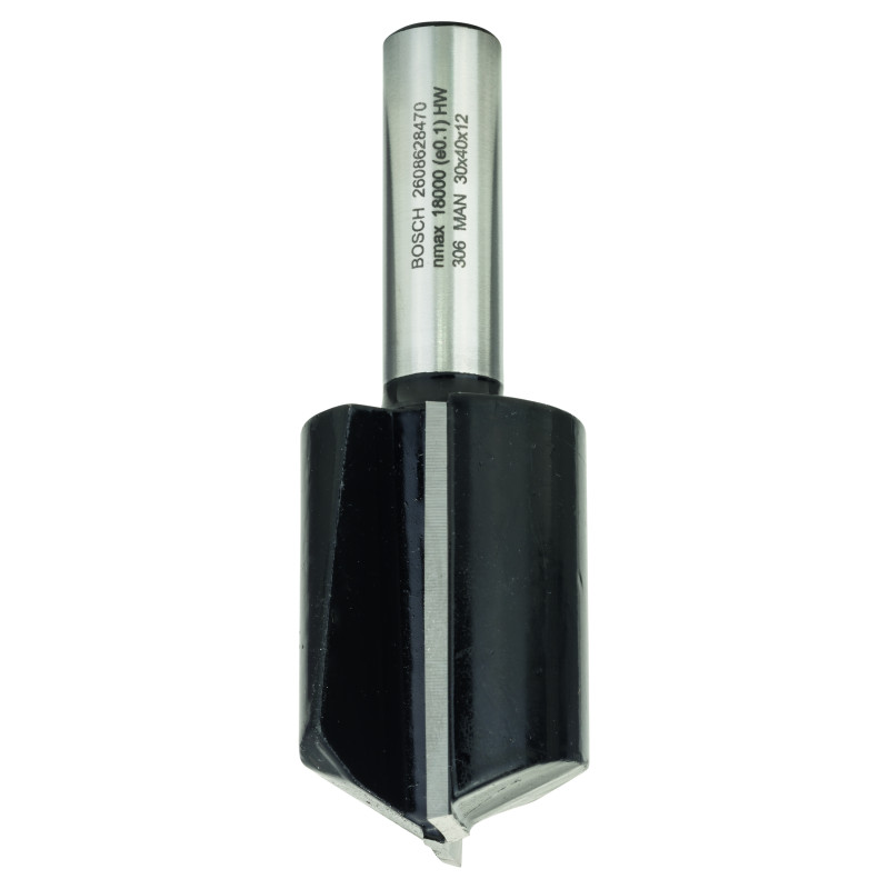 Fraises À Rainurer, Droit À Queue Rallongée, À Deux Tranchants, Carbure