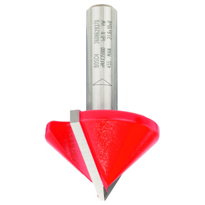 Fraises À Rainurer Droit En V, À Deux Tranchants, Carbure