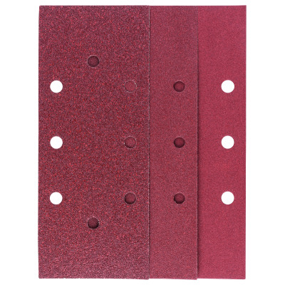 Feuilles Abrasives pour Ponceuse Vibrante, Set de X10 G 60,120,180