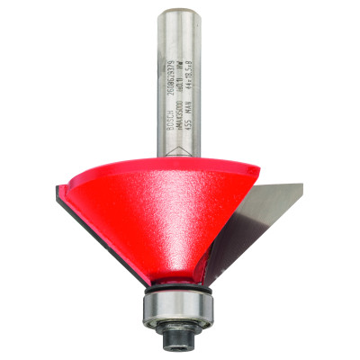 Fraises À Chanfreiner Avec Roulement À Billes, À Deux Tranchants, Carbure