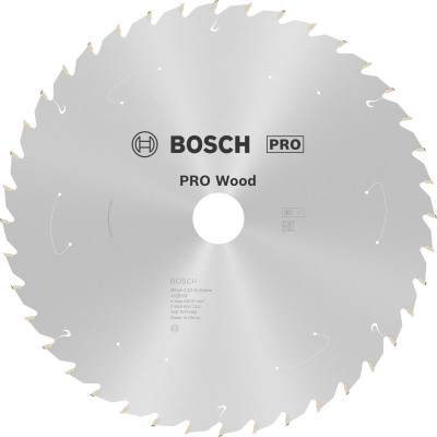 Lame scie Circulaire Sans-fil PRO Bois 254 x30 x2,2 mm 40D