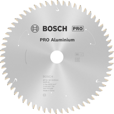 Lame scie Circulaire Sans-fil PRO Aluminium 173 x20 x1,8 mm 60D