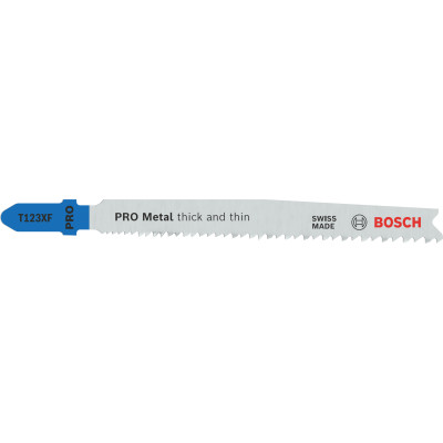 100 Lames scie sauteuse HSS Progressor Métal 100 mm Pas: 1,2-2,6 mm T123XF x100