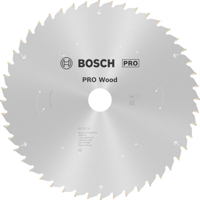Lame scie Circulaire Sans-fil PRO Bois 254 x30 x2,2 mm 48D