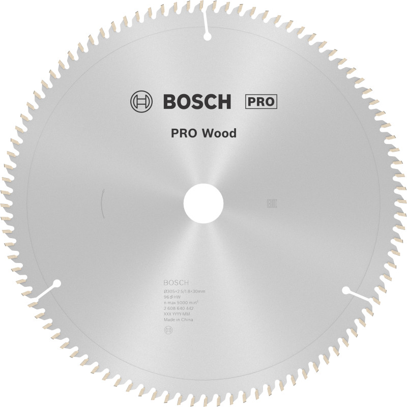 Lame scie Circulaire PRO Bois 305 x30 x2,5 mm 96D