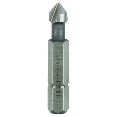 Fraise Conique Hss-g 6,3 Mm 3 Tailla