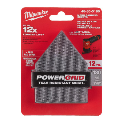 Abrasifs G180 Pour M12Fdss13 Pcs-Milwaukee Consommable