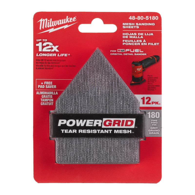 Abrasifs G180 Pour M12Fdss13 Pcs-Milwaukee Consommable