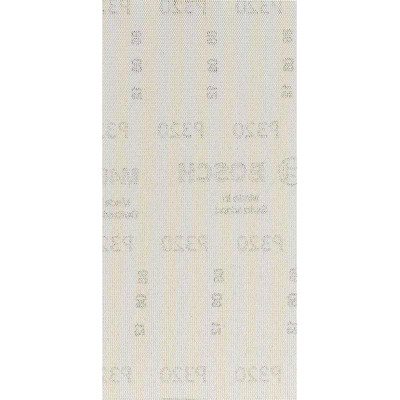 10feuilles abrasives rectangul. bois et peinture net M480 EXPERT 93 x186 mm G320 grain 320