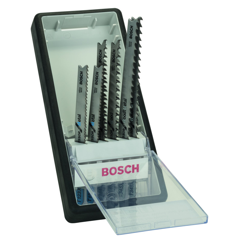 Lames De Scie Sauteuse Robust Line Progressor, Emmanchement En T, Set De 6 Pièce