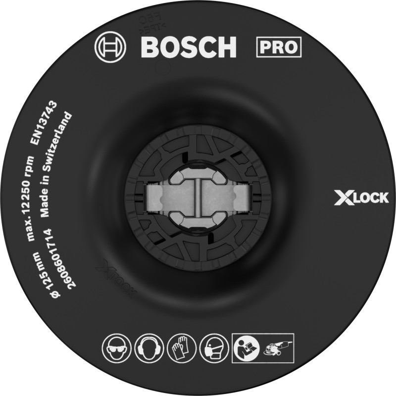 Plateau de ponçage PRO X-LOCK Souple 125 mm