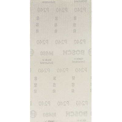 10feuilles abrasives rectangul. bois et peinture net M480 EXPERT 115 x230 mm G240 grain 240