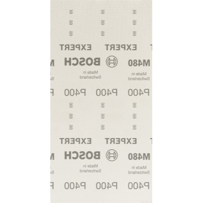 50feuilles abrasives rectangul. bois et peinture net M480 EXPERT 115 x230 mm G400 grain 400