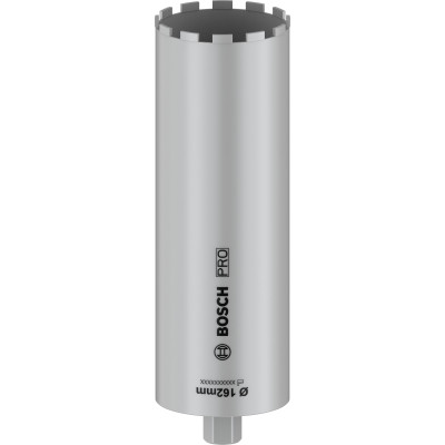 Couronne diamant a eau 162 x450 mm 1 1/4" UNC