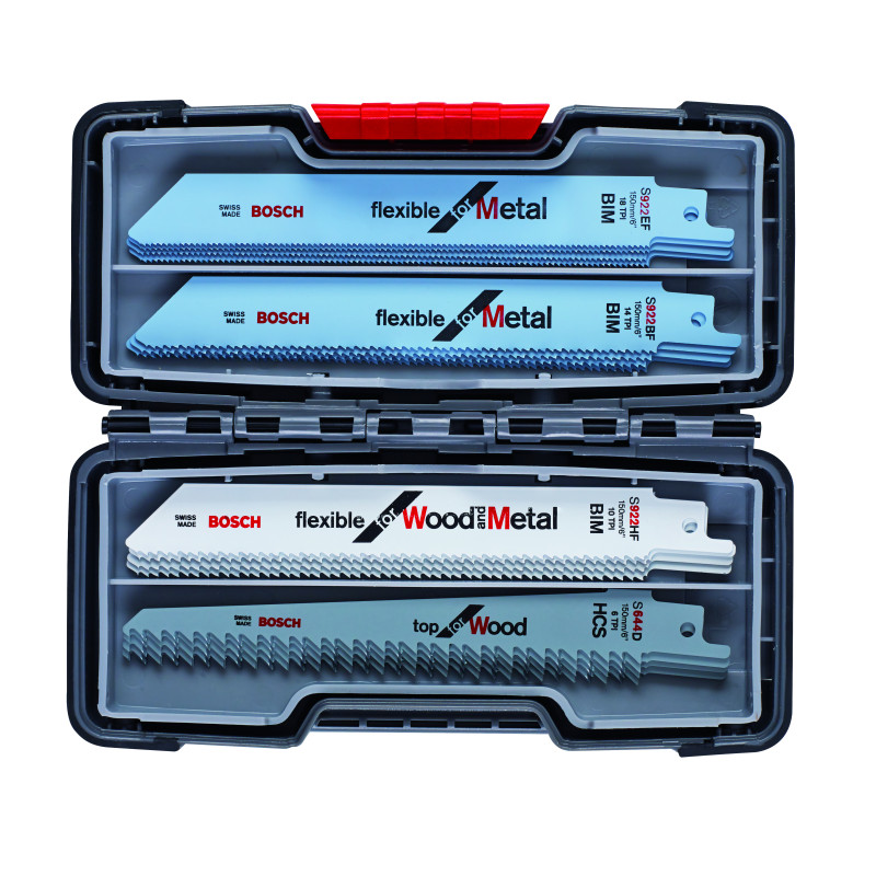 Coffret 20 Lames scie sabre BIM Flexible Bois & Métal Petites longueurs x20