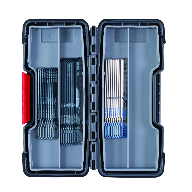 Coffret 30 Lames scie sauteuse Bois & Métal x30