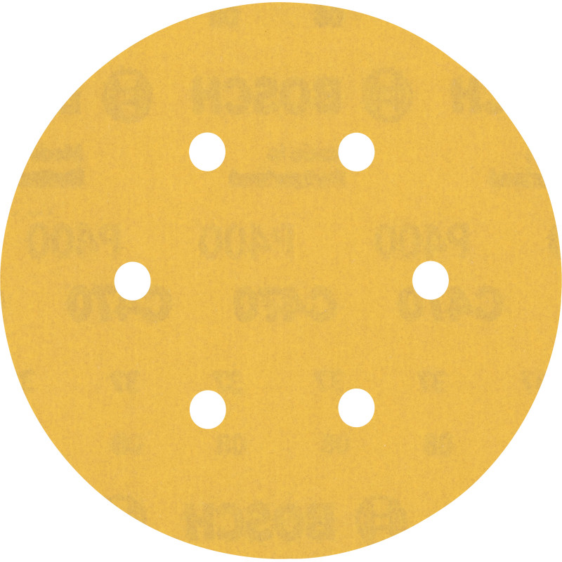 5 Disques abrasifs excentriques bois et peinture C470 EXPERT Ø 15 mm0 mm G400 grain 400