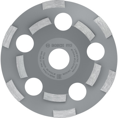 Meule assiette diamant PRO Abrasive 50 x125 mm 22,23 mm