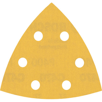 5 feuilles abrasives delta bois et peinture C470 EXPERT 93 mm G400 grain 400