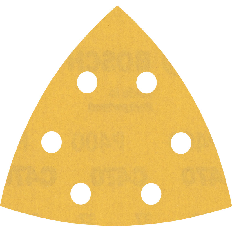 5 feuilles abrasives delta bois et peinture C470 EXPERT 93 mm G400 grain 400