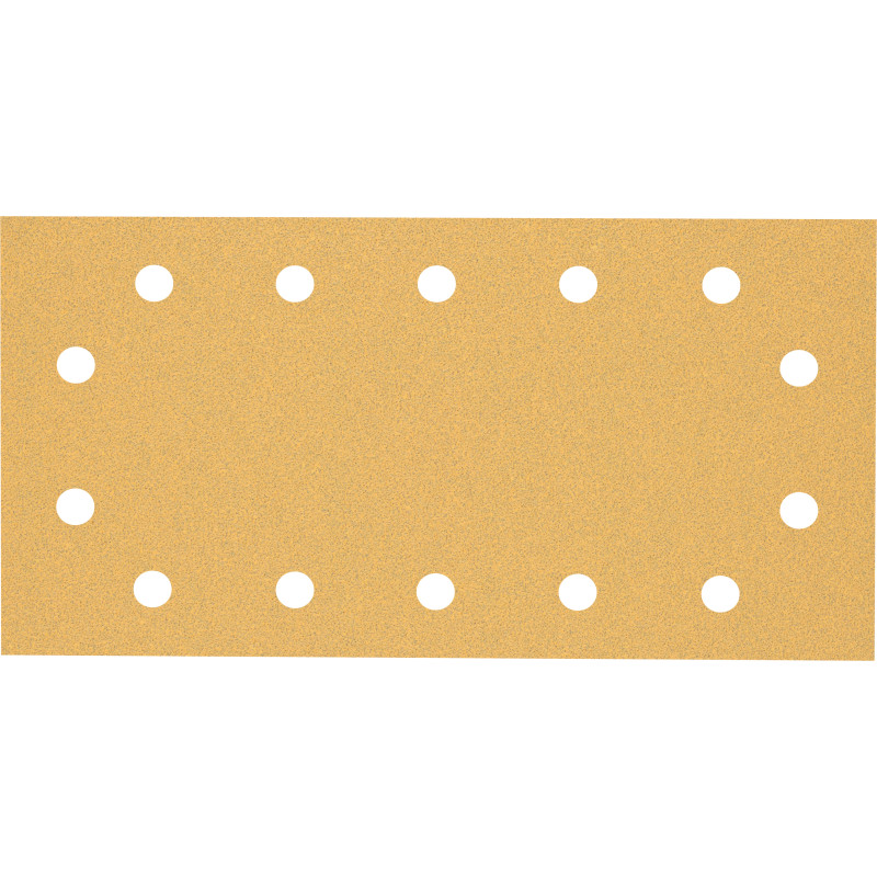 10 feuilles abrasives rectangulaire bois et peinture C470 EXPERT 115 x230 mm G80 grain 80