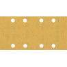 10 feuilles abrasives rectangulaire bois et peinture C470 EXPERT 93 x185 mm G320 grain 320
