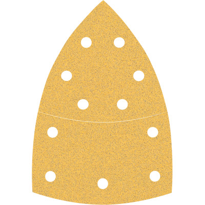 10 feuilles abrasives delta bois et peinture C470 EXPERT 102 x62 mm G80 grain 80