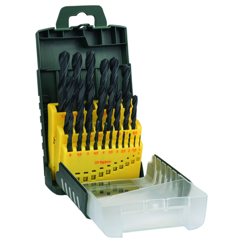 Forets À Métaux Hss-R, Set De 25 Pièces