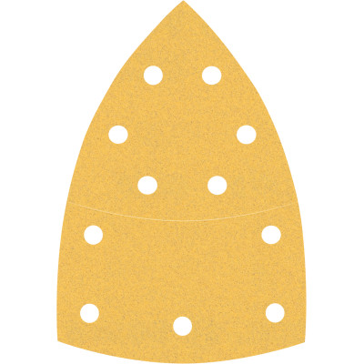 10 feuilles abrasives delta bois et peinture C470 EXPERT 102 x62 mm G120 grain 120