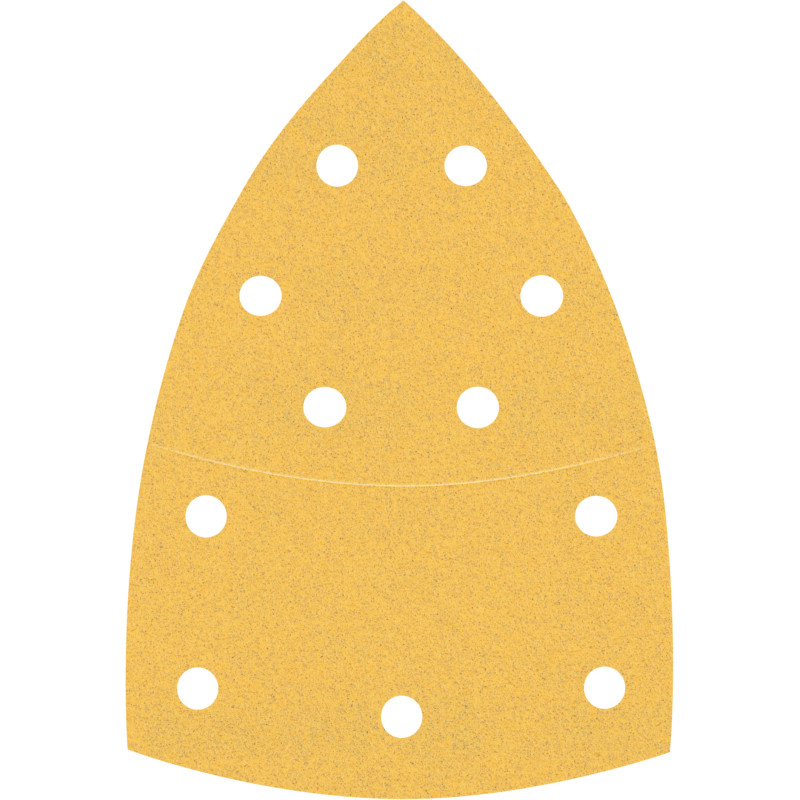 10 feuilles abrasives delta bois et peinture C470 EXPERT 102 x62 mm G120 grain 120