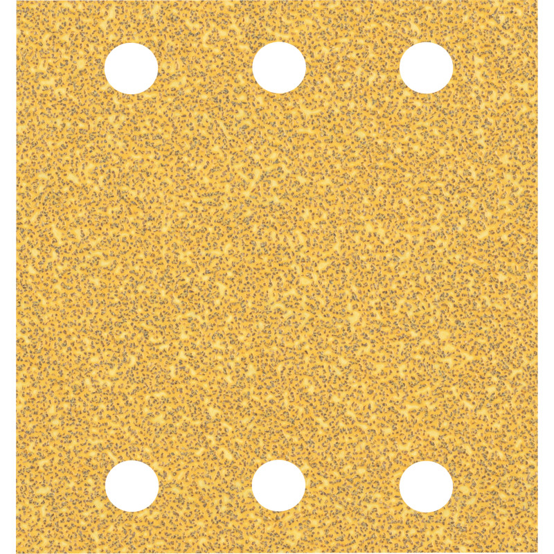 10 feuilles abrasives rectangulaire bois et peinture C470 EXPERT 115 x107 mm G40 grain 40