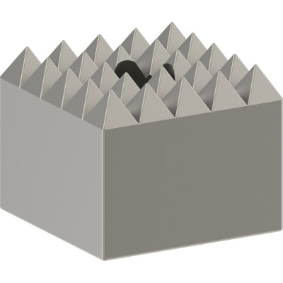 Boucharde 60 X 60 Mm, 5 X 5 Boucharde Pour Porte-Outil 1 618 609 003