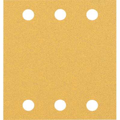 10 feuilles abrasives rectangulaire bois et peinture C470 EXPERT 115 x107 mm G80 grain 80