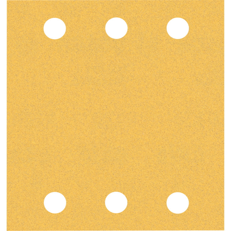 10 feuilles abrasives rectangulaire bois et peinture C470 EXPERT 115 x107 mm G120 grain 120