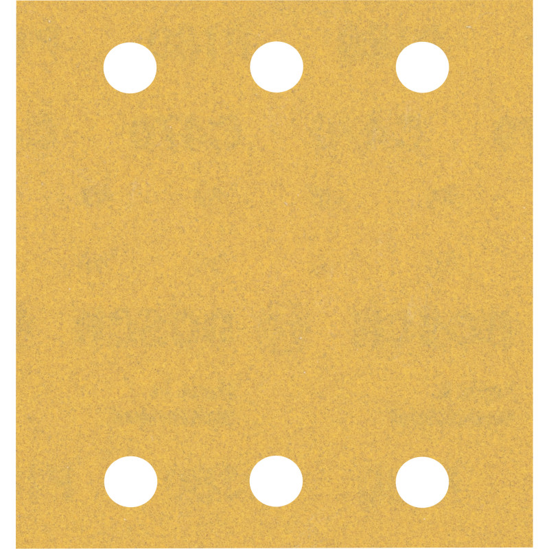 10 feuilles abrasives rectangulaire bois et peinture C470 EXPERT 115 x107 mm G180 grain 180