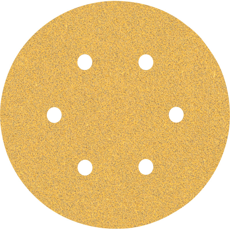 50Disques abrasifs excentriques bois et peinture C470 EXPERT 150 mm 6 trous G60 grain 60