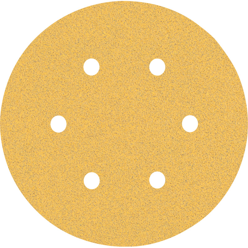 50Disques abrasifs excentriques bois et peinture C470 EXPERT 150 mm 6 trous G80 grain 80