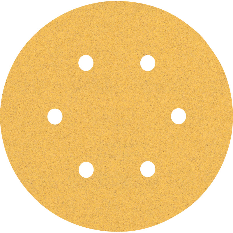 50 Disques abrasifs excentriques bois et peinture C470 EXPERT 150 mm 6t G100 grain 100