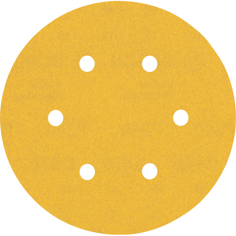 50 Disques abrasifs excentriques bois et peinture C470 EXPERT 150 mm 6t G240 grain 240