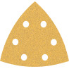50 feuilles abrasives delta bois et peinture 93 mm 6 trous G60 grain 60