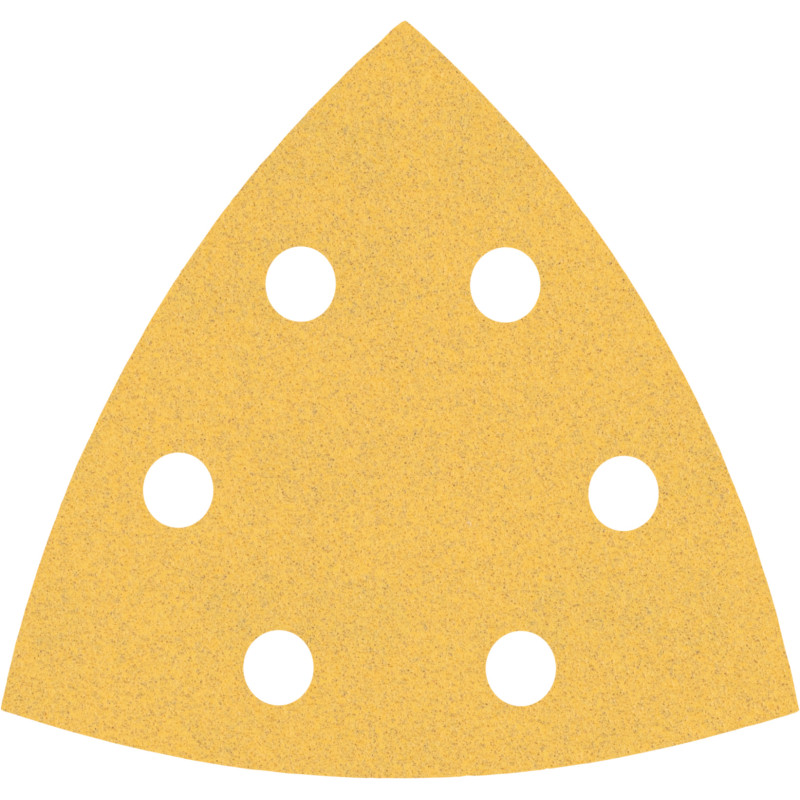 50 feuilles abrasives delta bois et peinture 93 mm 6 trous G120 grain 120