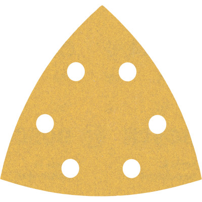 50 feuilles abrasives delta bois et peinture 93 mm 6 trous G180 grain 180