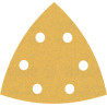 50 feuilles abrasives delta bois et peinture 93 mm 6 trous G180 grain 180