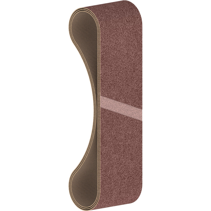 Assortiment de 3 Bandes de ponçage PRO x440 75 x610 mm G60 G80 G100 grain 60