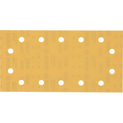 50 feuilles abrasives rectangulaire bois et peinture C470 EXPERT 115 x230 mm G400 grain 400