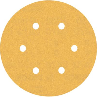 50 Disques abrasifs excentriques bois et peinture C470 EXPERT Ø 15 mm0 mm 6t G150 grain 150