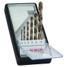 Coffret 6 forets HSS-Co PRO pour l'Inox 2-8 mm x6