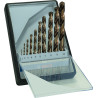 Coffret 10 forets HSS-Co PRO pour l'Inox 1-10 mm x10