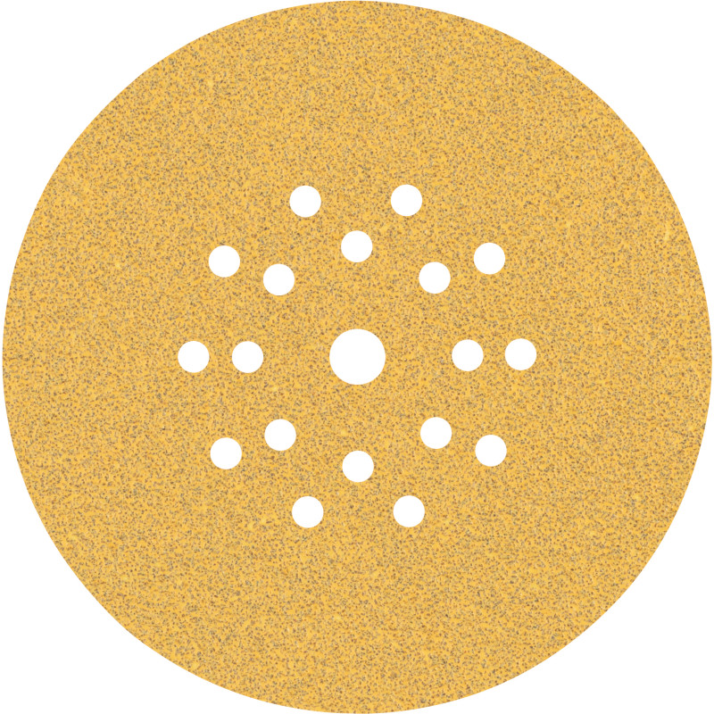 25 Disques abrasifs excentriques bois et peinture C470 EXPERT Ø 22 mm5 mm 9t G60 grain 60