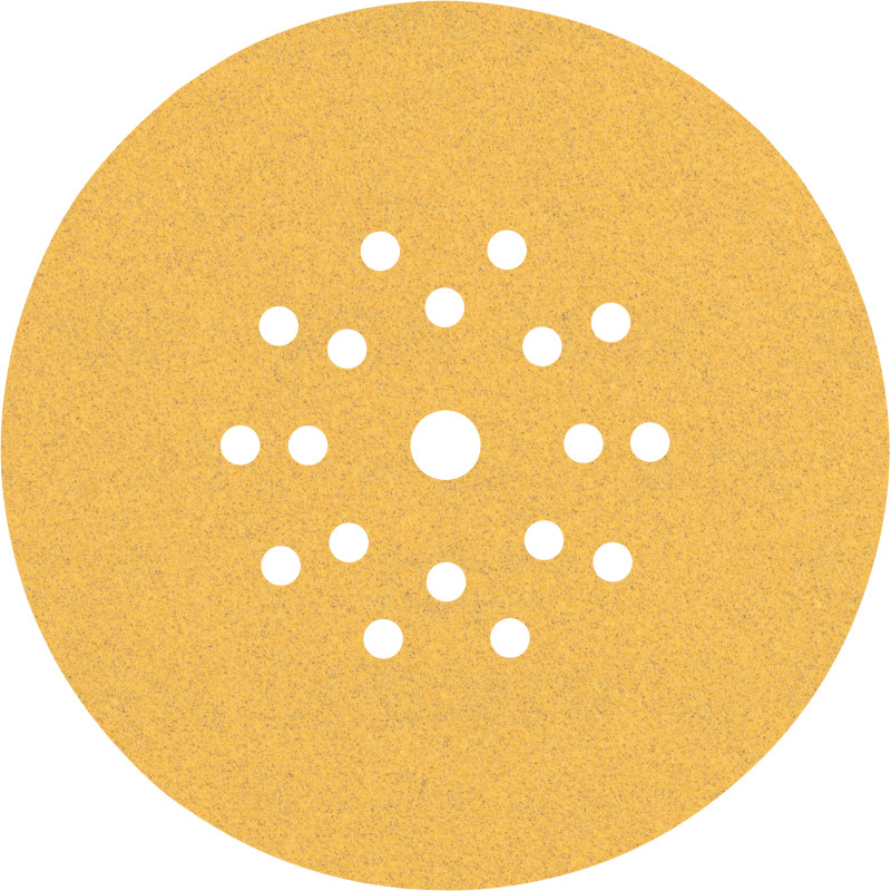 25 Disques abrasifs excentriques bois et peinture C470 EXPERT Ø 22 mm5 mm 9t G100 grain 100